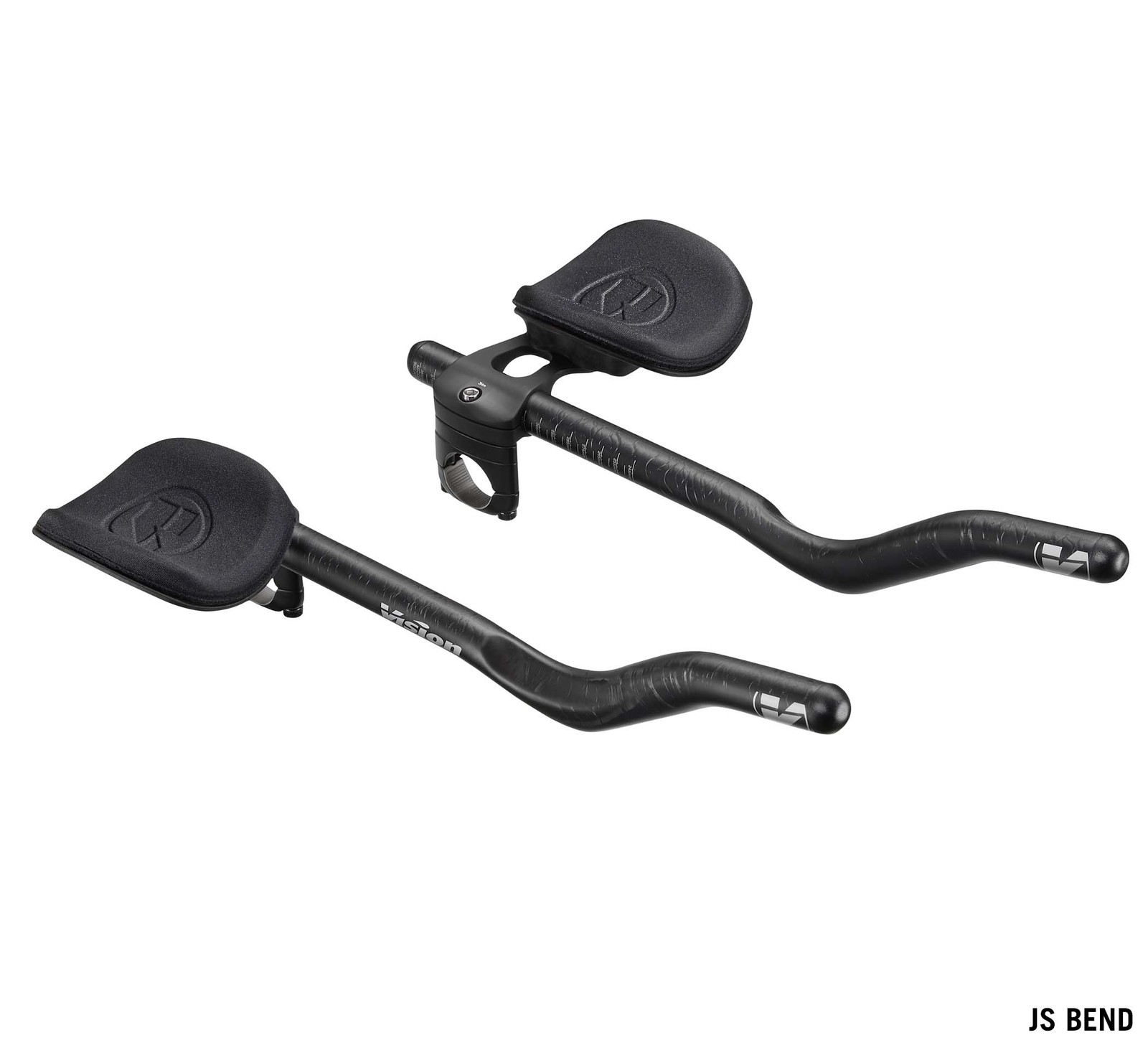 Full Speed Ahead Vision Trimax Carbon Clip-On Black 31.8mm 230-290mm Carbon