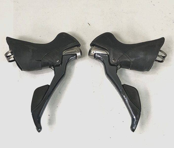 Shimano ST-9001 Dura-Ace 2x11s Mechanical Brake STI Shifters Left and Right Used