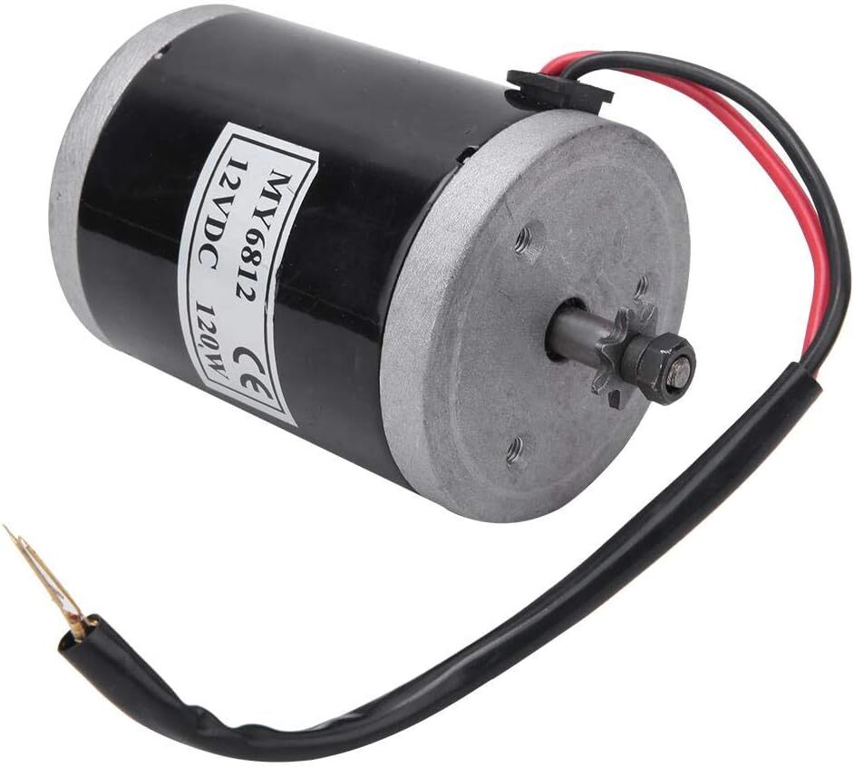 Tbest Brush Motor for Electric Scooter, 12V 120W high-Speed as picture shown