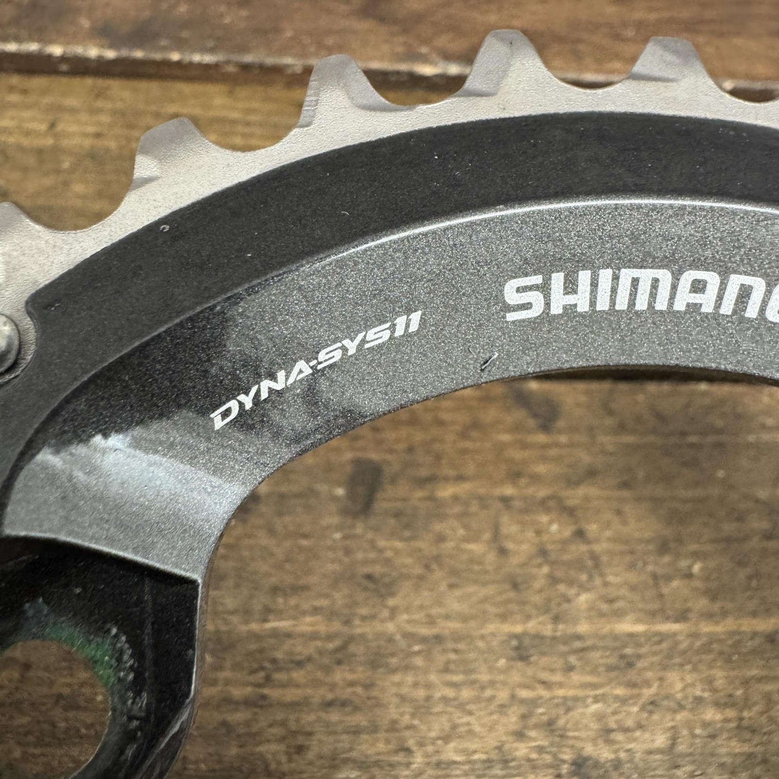 Shimano 36T Chainring DynaSys11 4-Arm Asymmetric Gray MTB 36-26 BC Outer Ring