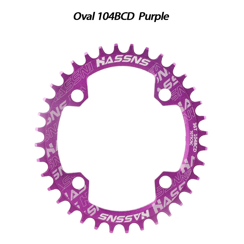 MTB Oval Chainring 104BCD 30T-42T Mountain Bike Bicycle Sprocket Crank