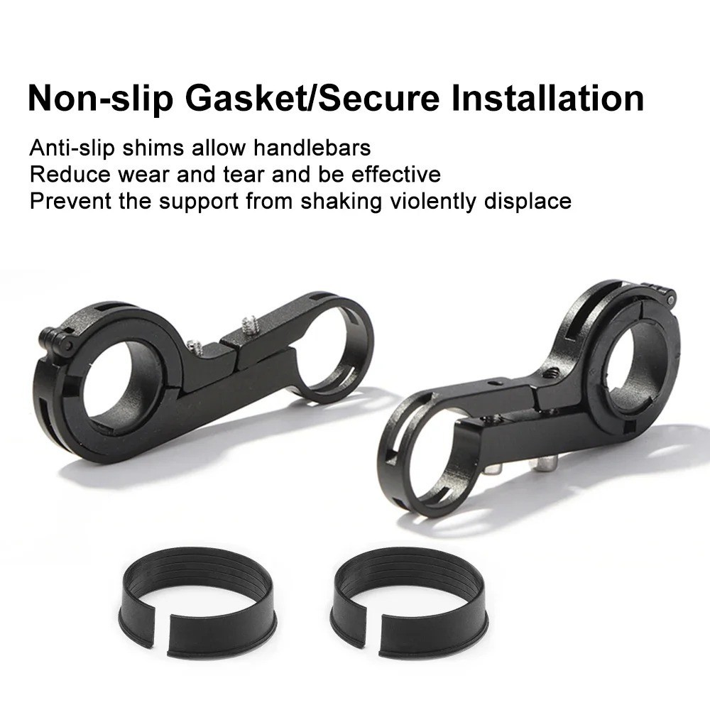 Bike Handlebar Extender Bicycle Bar Extension Mount Headlight GPS Holder Bracket