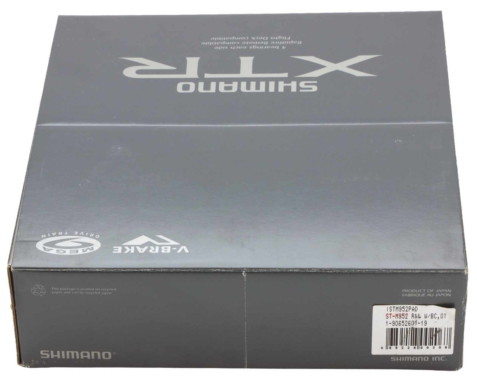 Shimano XTR ST-M952 Shift/Brake Lever Set Rapid Fire 3x9s Gray NOS