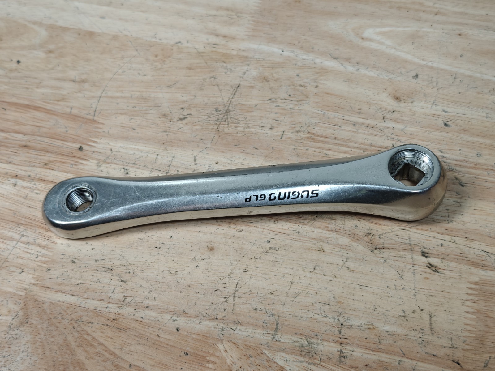 Vintage Sugino GLP Crankset JIS Taper 170mm 52/42 tooth chainrings