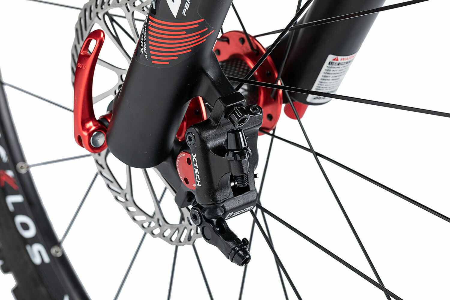 ZOOM Linear Pull Hydraulic Disc Brake Caliper Front Rear Cable Housing Lever Set