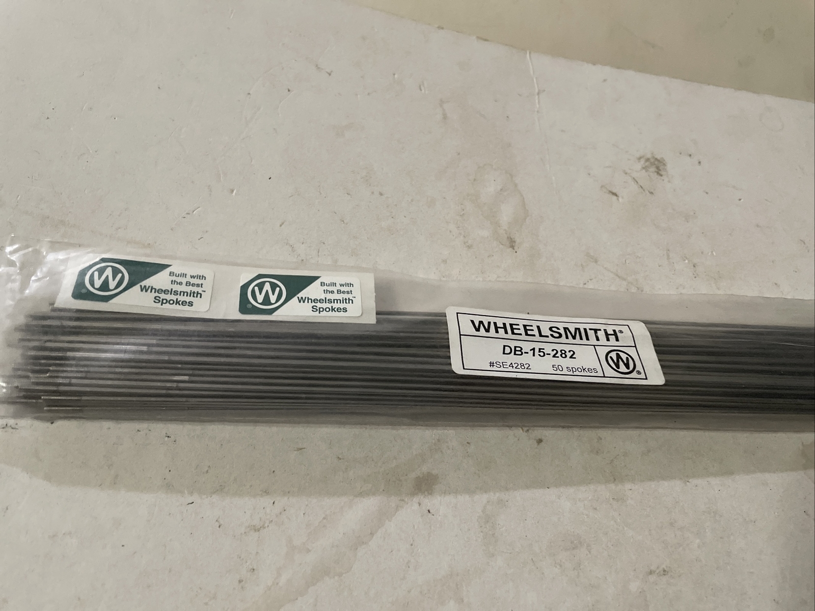 Wheelsmith DB 15-282mm Silver spokes Pack Of 50