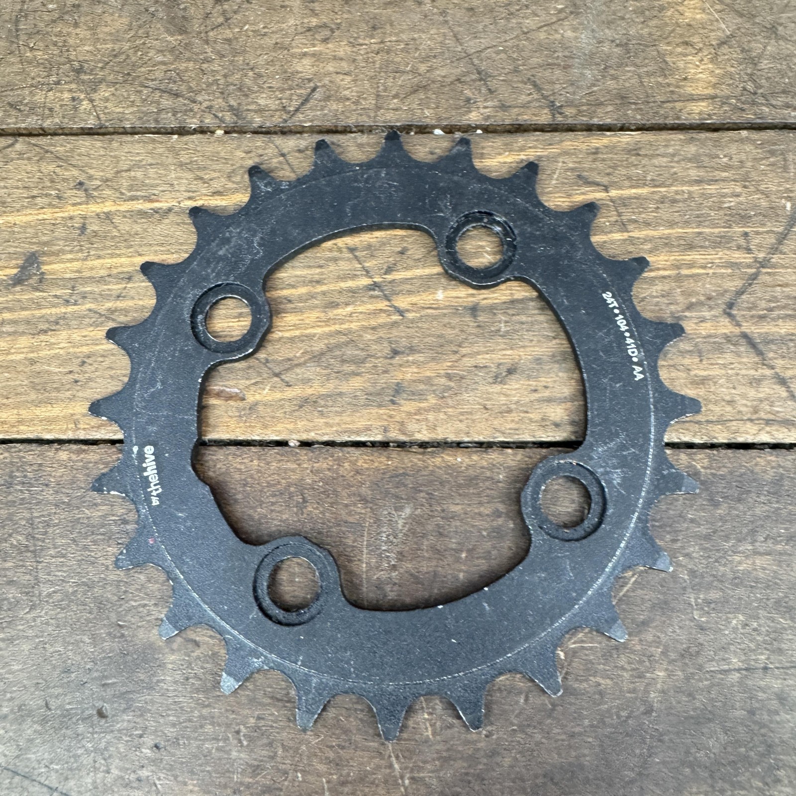 E*thirteen Components Chainring Set 42/34/24T 4-Arm 104 BCD Black MTB Bike