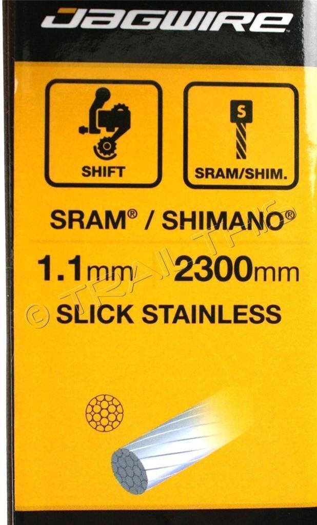 10 x Jagwire Slick Stainless Steel Road Brake Shift Cables Set fits Shimano SRAM