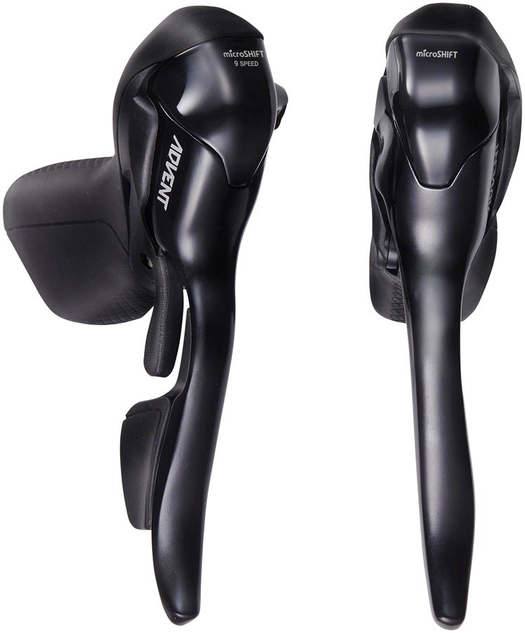 microSHIFT ADVENT Drop Bar Shifter Lever Set – 1×9 Speed, ADVENT Comp. Only