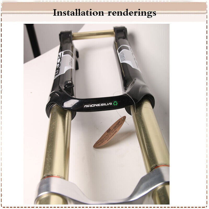 Downhill 26/27.5/29″ MTB Bike Suspension Fork 110*20mm Thru Axle Lockout Disc US