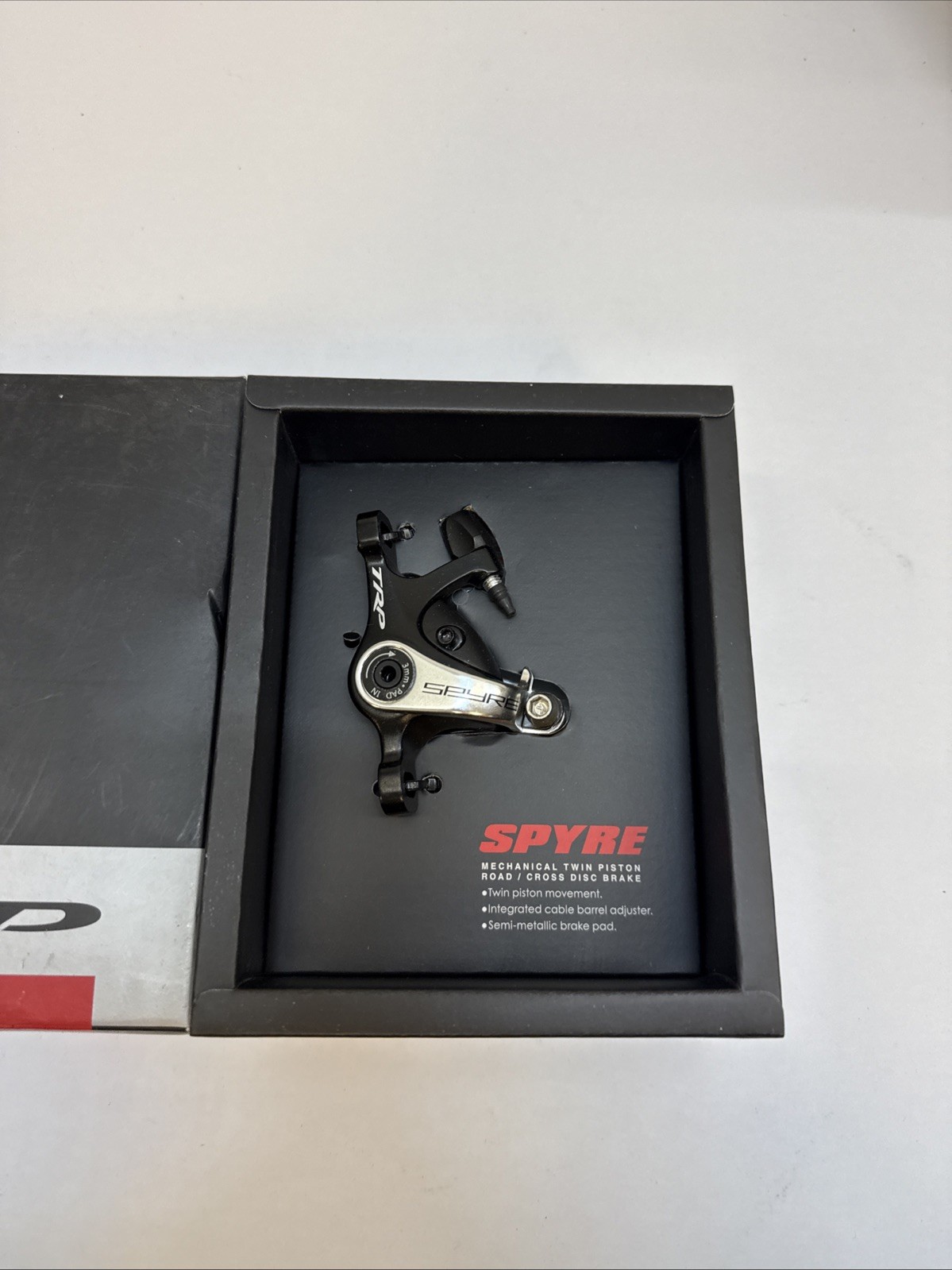 Mechanical Disc Brake Black Silver No Rotor