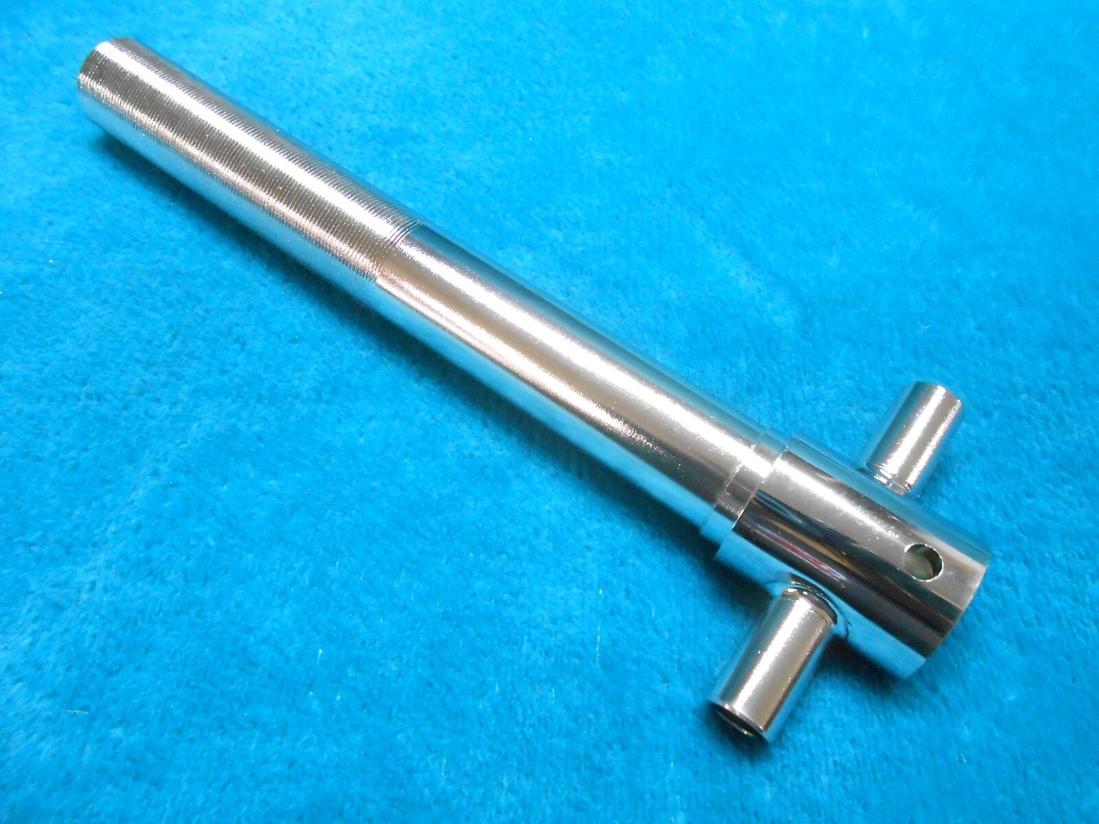 BICYCLE 1″ SPRINGER FORK STEERING TUBE 7-1/2″ long CHROME NEW!