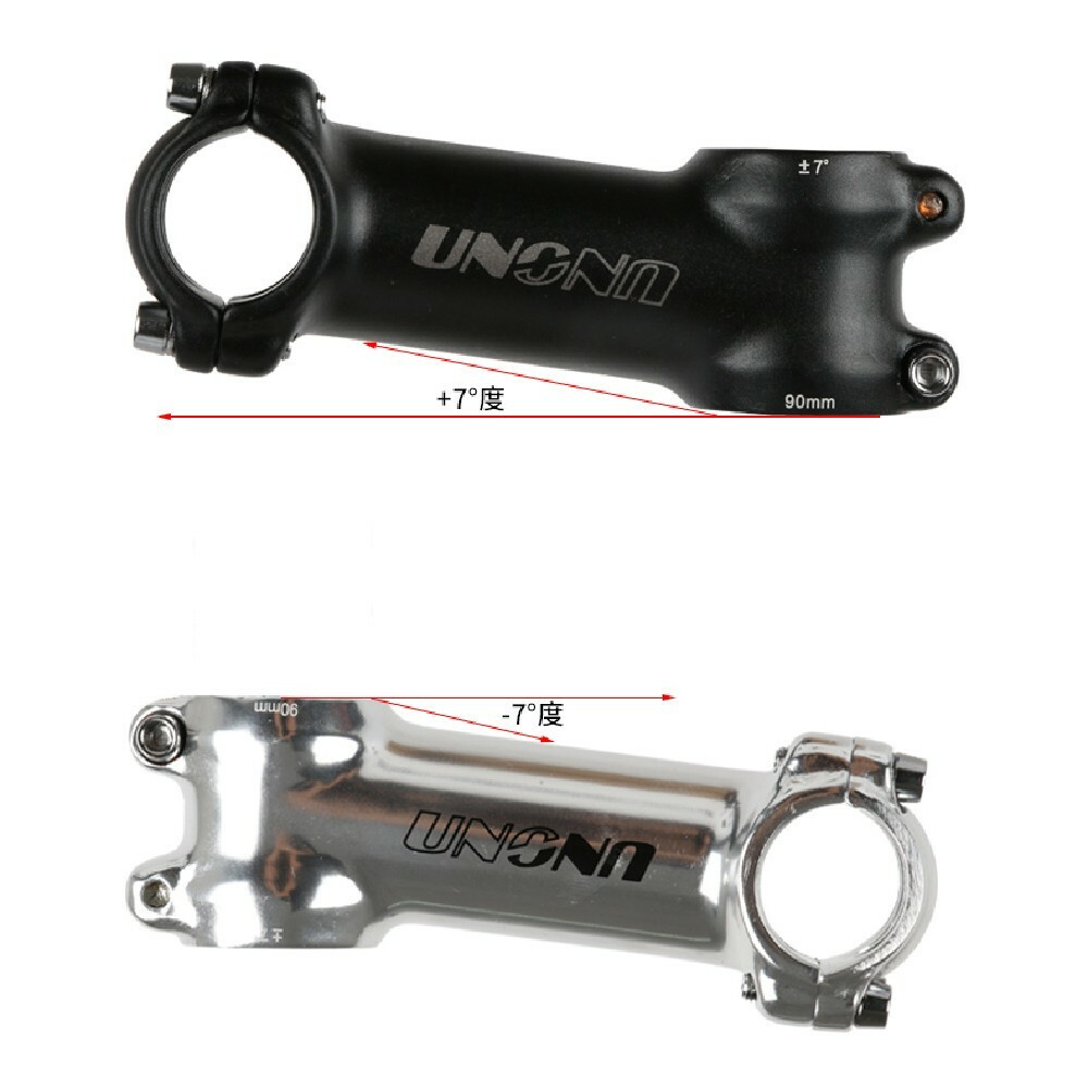UNO Bike Stems MTB Road 31.8mm Bicycle Handlebar Stem 7 / 17 Degree 60-130mm