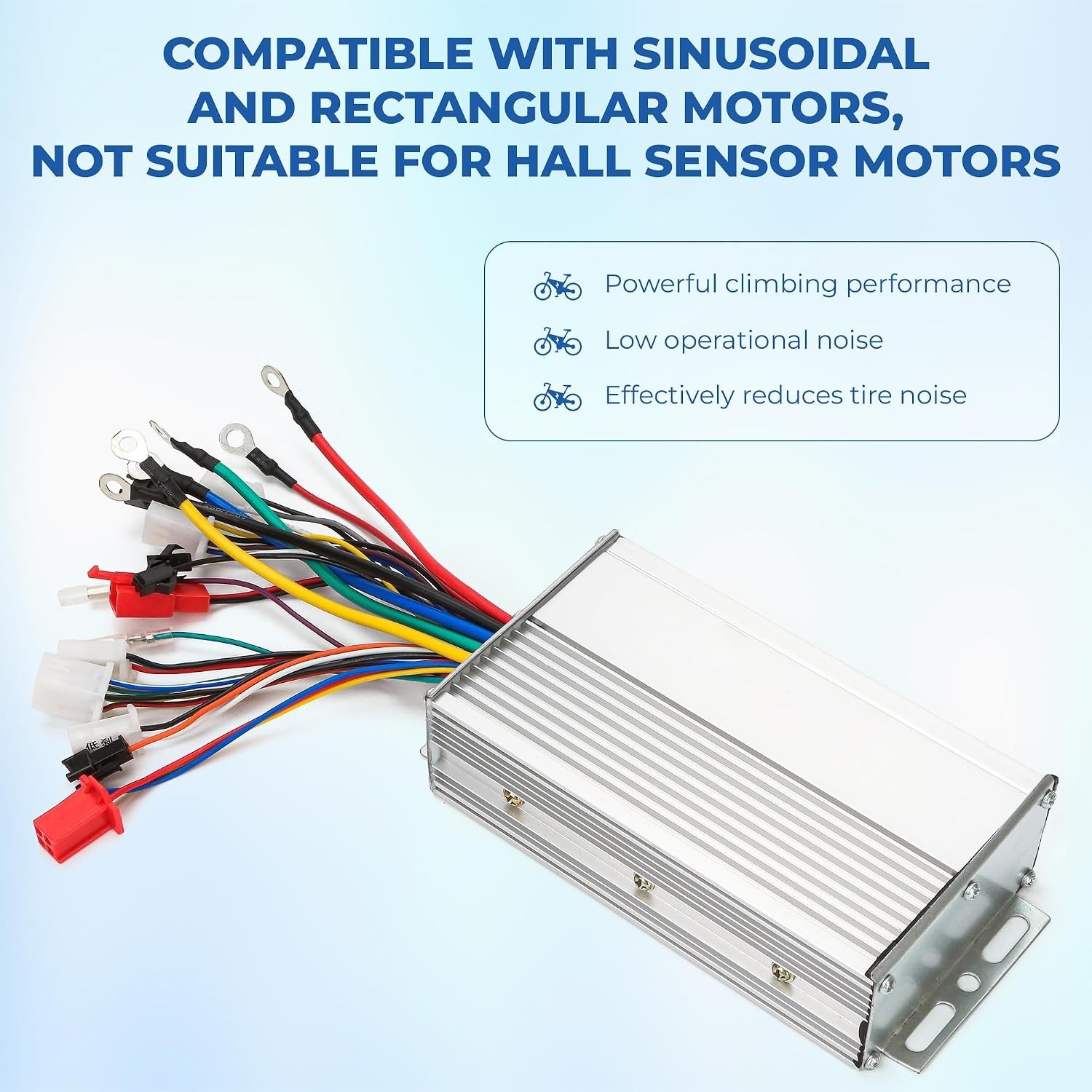 Universal Dual Mode 12-Tube E-Bike Controller: 48V-72V 1000W-1500W Performance