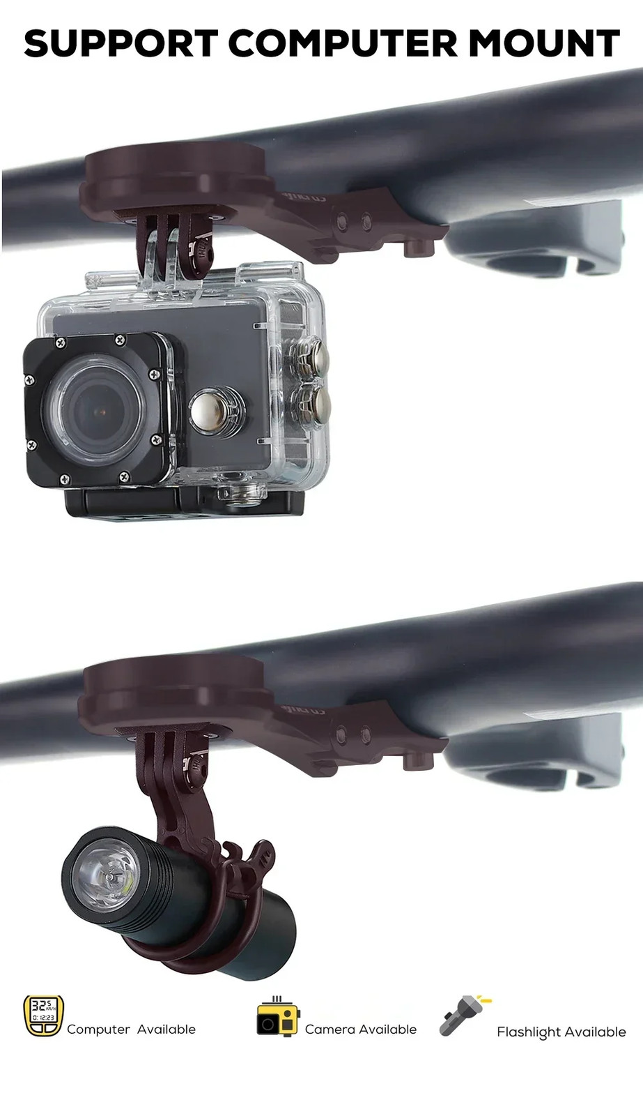 Syncros Integrated Carbon Handlebar WIth Mount for Bike Internal Cable Routing