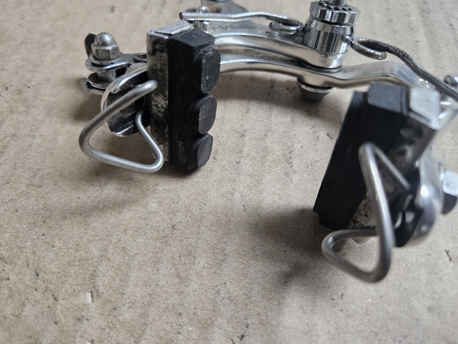 Vintage Shimano 600EX BR-6200 Arabesque Caliper Brakeset, single pivot, nutted