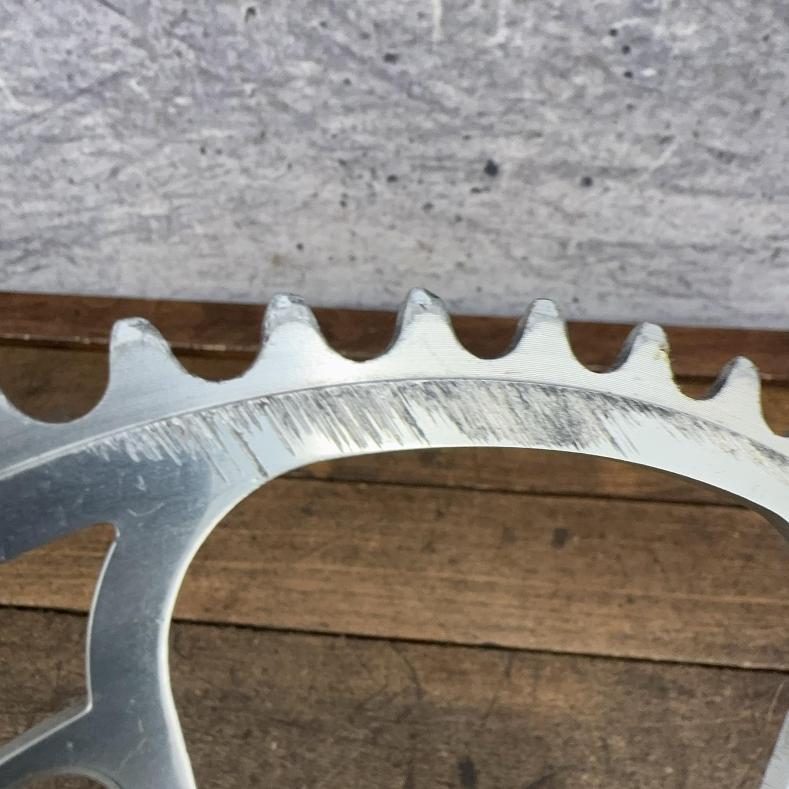 Vintage Campagnolo 52T Chainring 144 BCD 5-Arm Silver Road Bike 1980s 52 Tooth