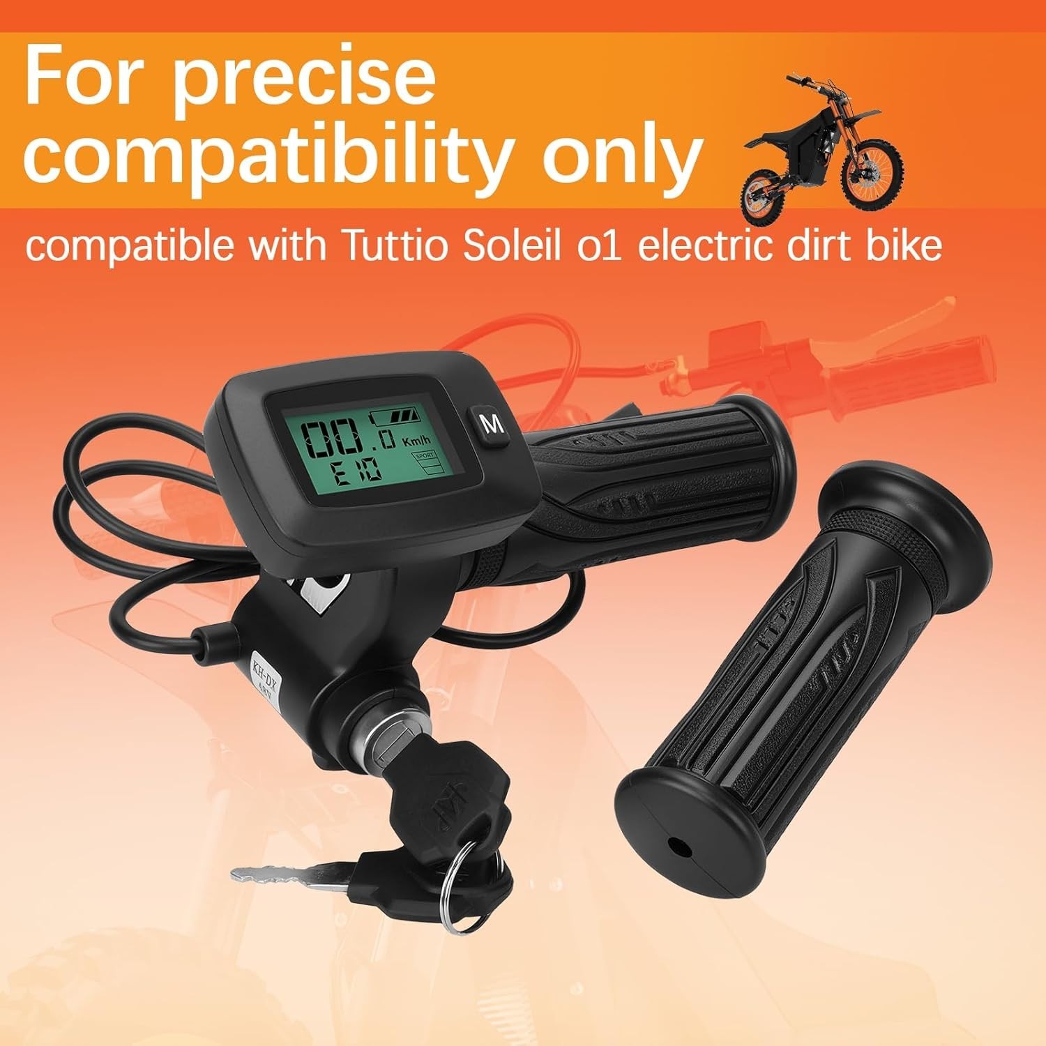 Tuttio Soleil 48V Ebike Speedometer Throttle with M Key Replacement