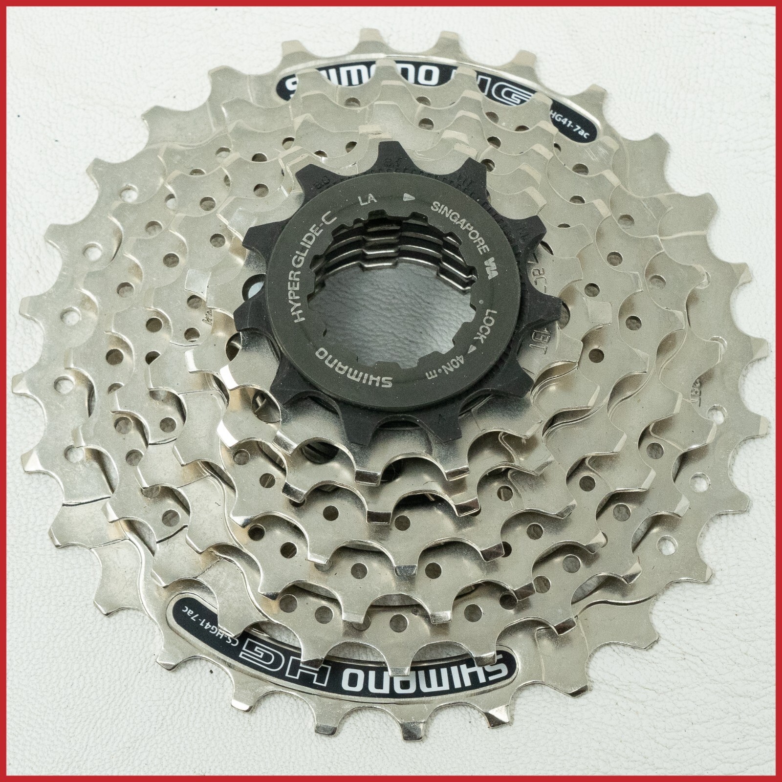 NOS SHIMANO CS-HG41-7ac CASSETTE 7 SPEED 11-28 MOUNTAIN BIKE VINTAGE HYPERGLIDE