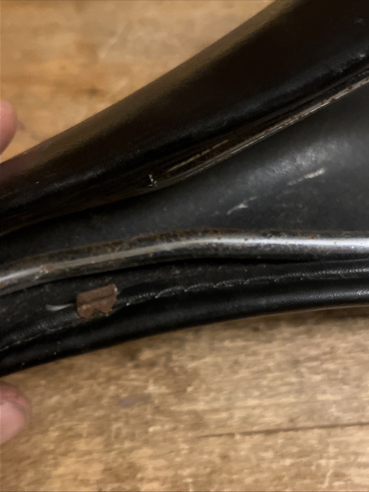 Vintage Schwinn Branded Viscount Saddle 268 mm Length 130 Width 80s Road