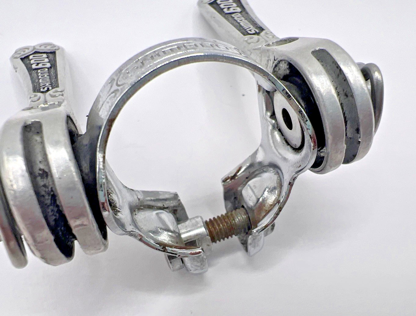 Vintage Shimano 600 Arabesque Downtube Friction Shifter Set Clamp On Road Japan