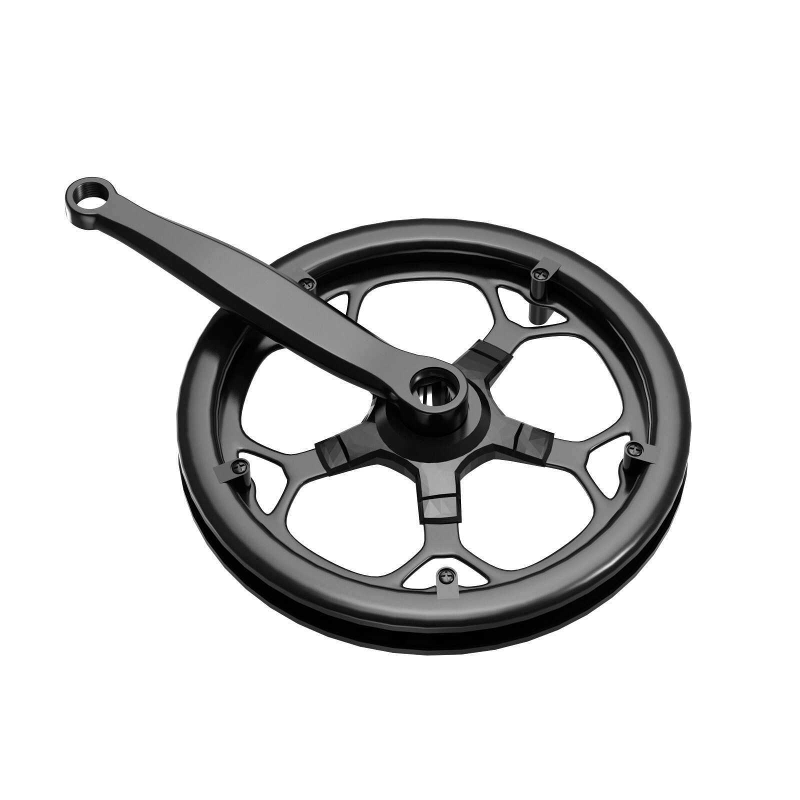 Right Chainring Crankset Bike for DJ6 Folding ebike Right Crank Arm Sprocket