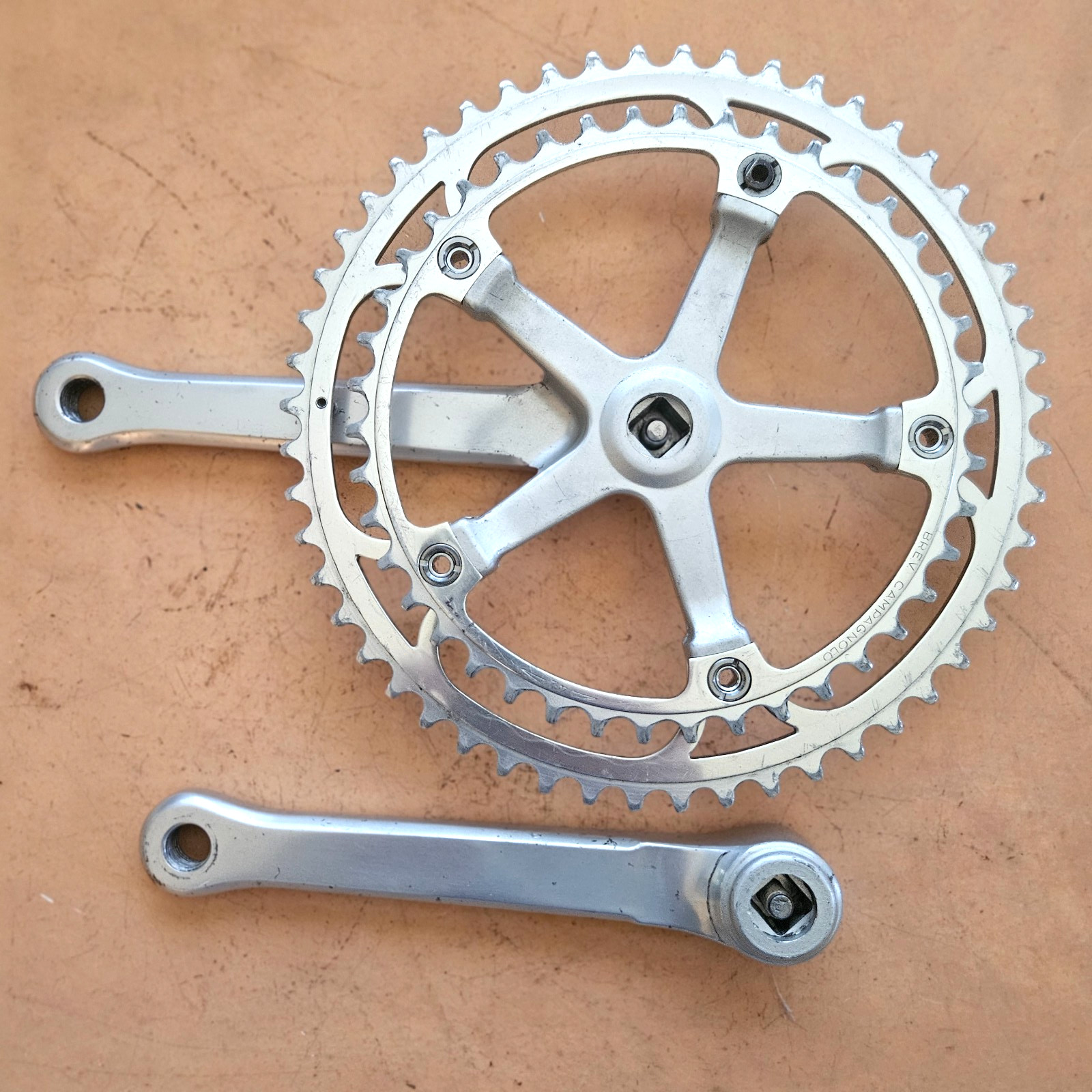 Gipiemme Dual Sprint Crankset, 170mm, 52/42 Campagnolo SR Rings, VGC