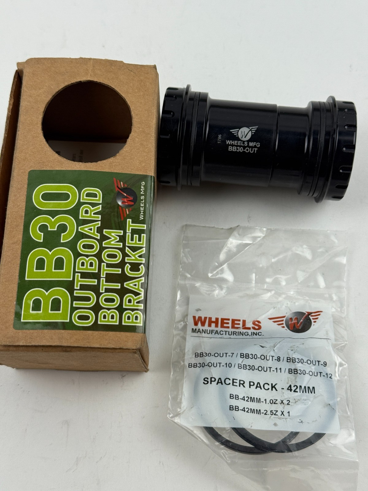 Wheels Manufacturing BB30 to Outboard Bottom Bracket BB30-OUT-9