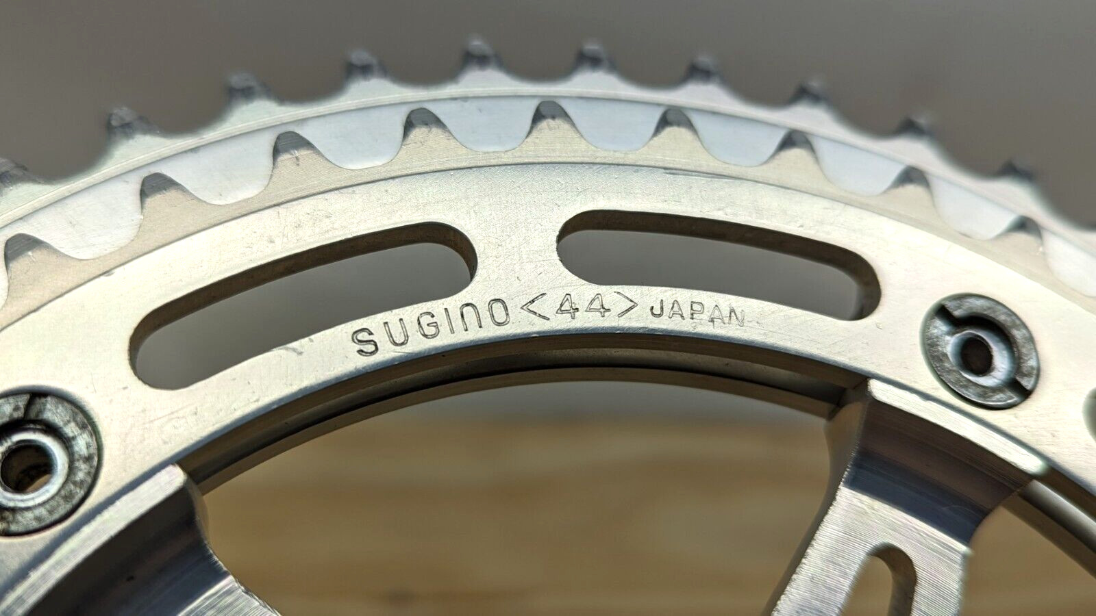 VINTAGE Sugino Mighty Competition Crankset – 171mm – 51/44 Double – Road