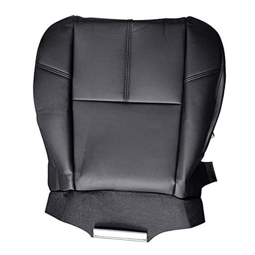 Black Driver Bottom Leather Seat Cover for Chevy Silverado Avalanche 2007-2013