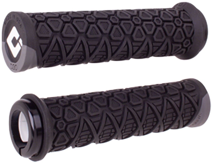 ODI Vanquish Grips – Black/Graphite, Lock-On
