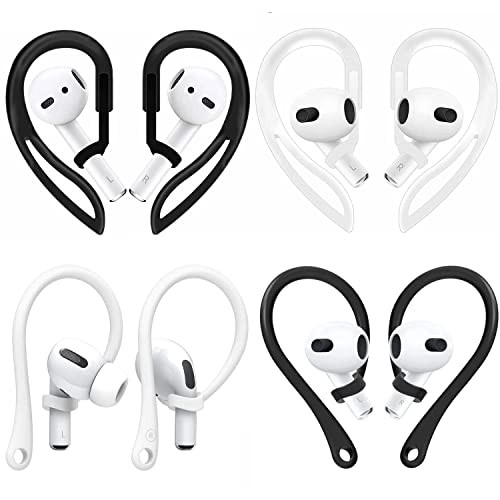 Ear Hooks for AirPods Pro 1 2 3 Anti Slip Sports Fit 4 Pairs