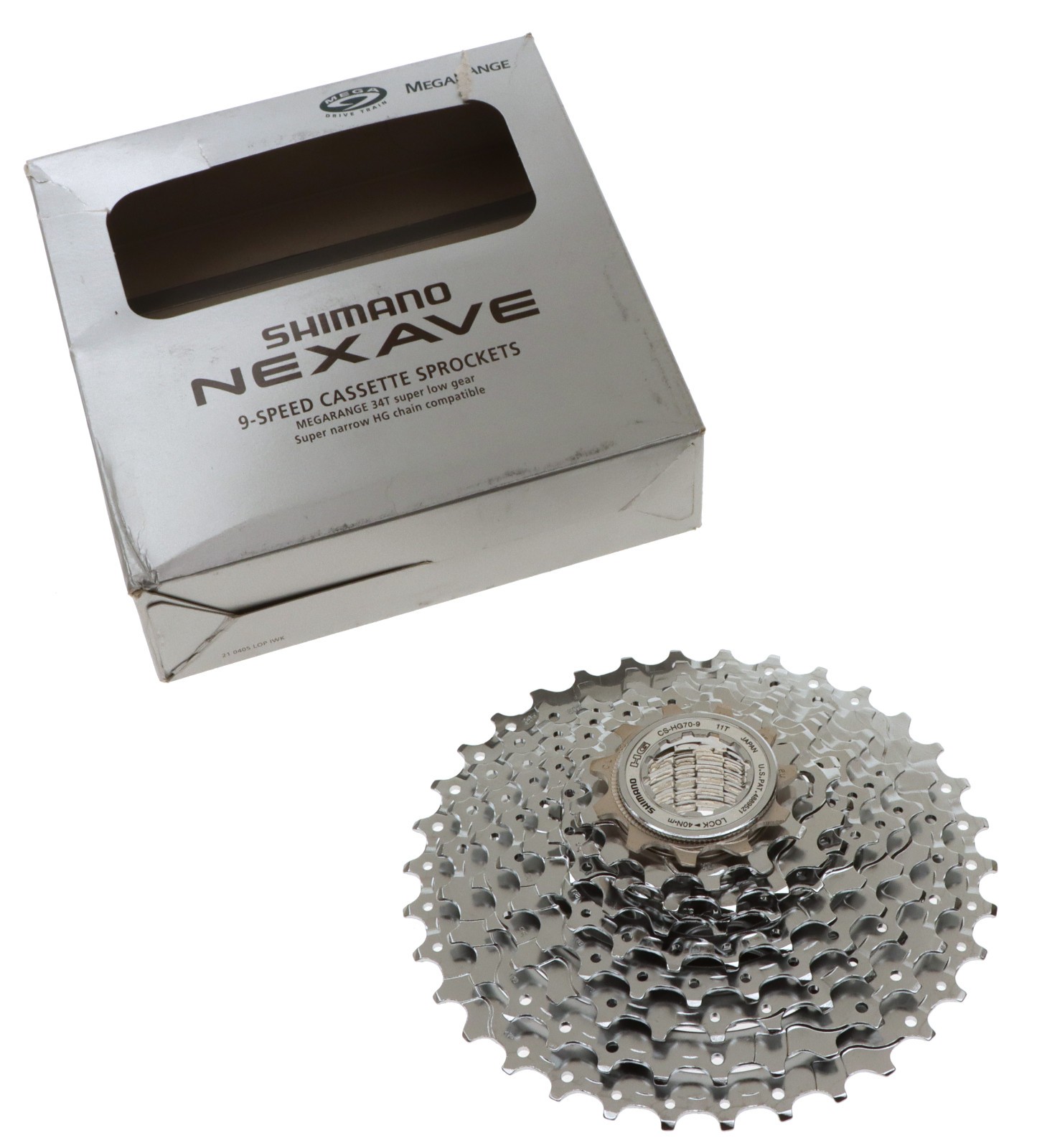 Shimano Nexave CSHG70-9 Cassette 11-34T 9 Speed NOS NEW MTB