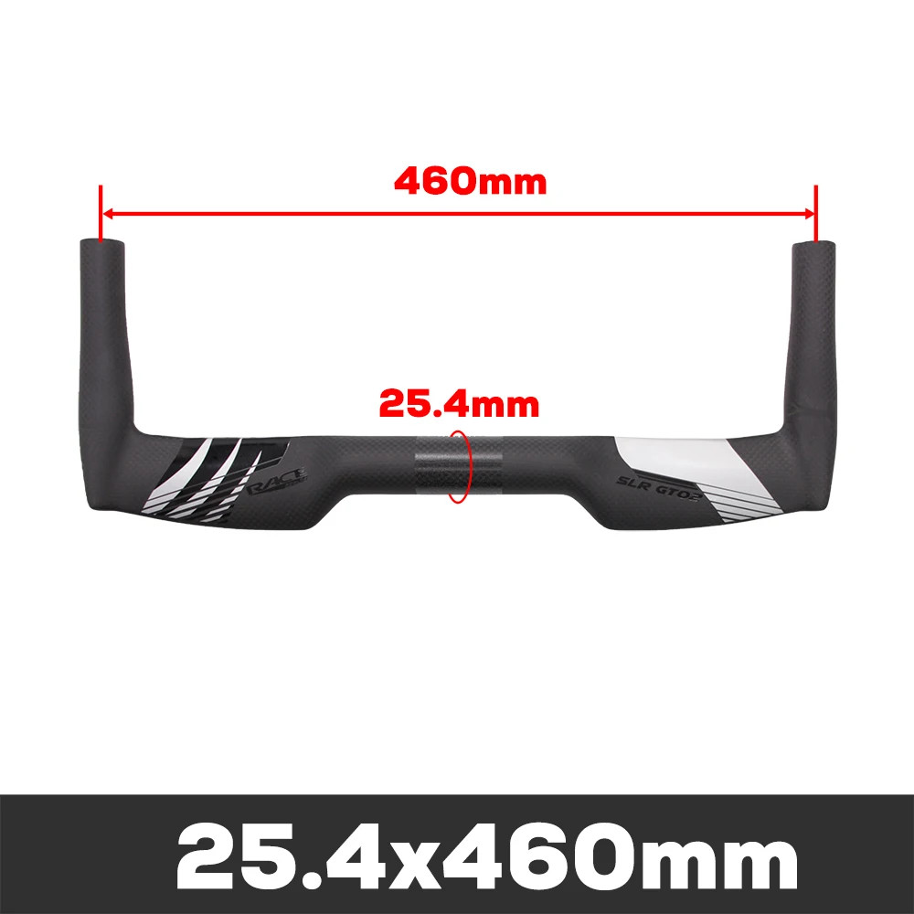 Full Carbon Road Bike TT Handlebar 0 Degree 380-460mm Width Triathlon Handlebar