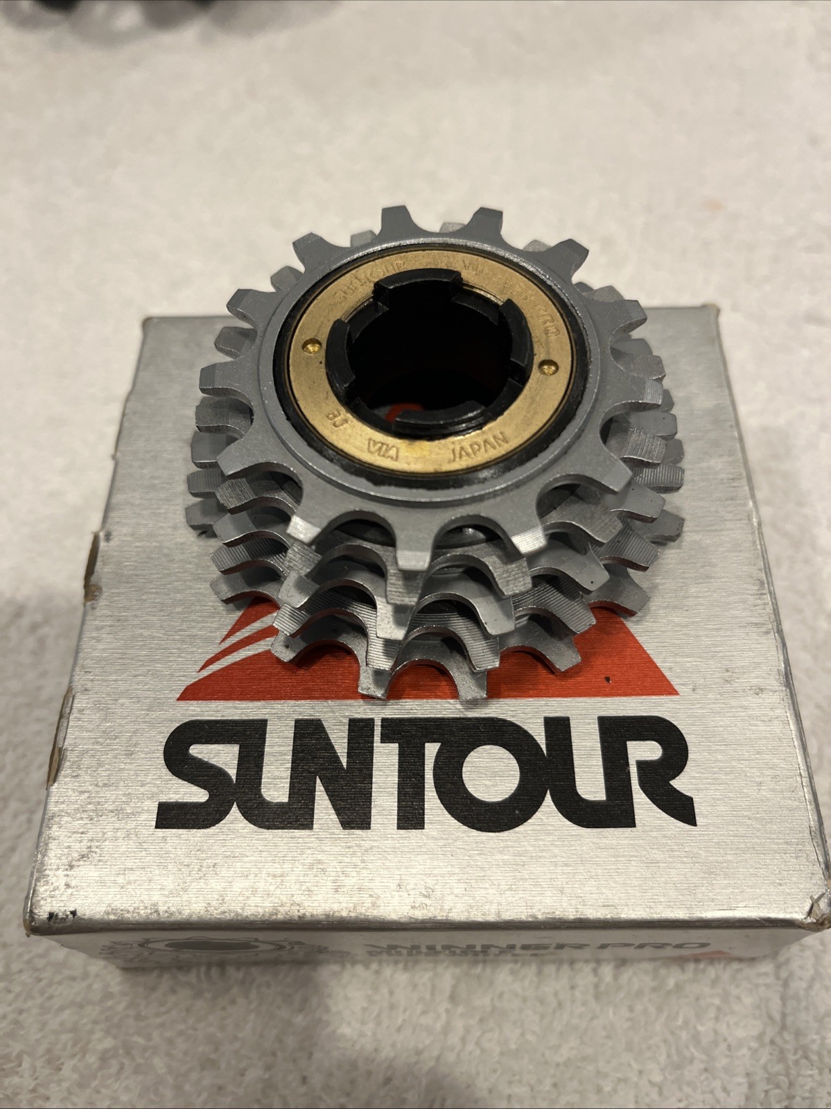 NOS Suntour Winner Pro 5 Sp. Freewheel 13,14,15,16,17 corn cob. L’eroica. Rare