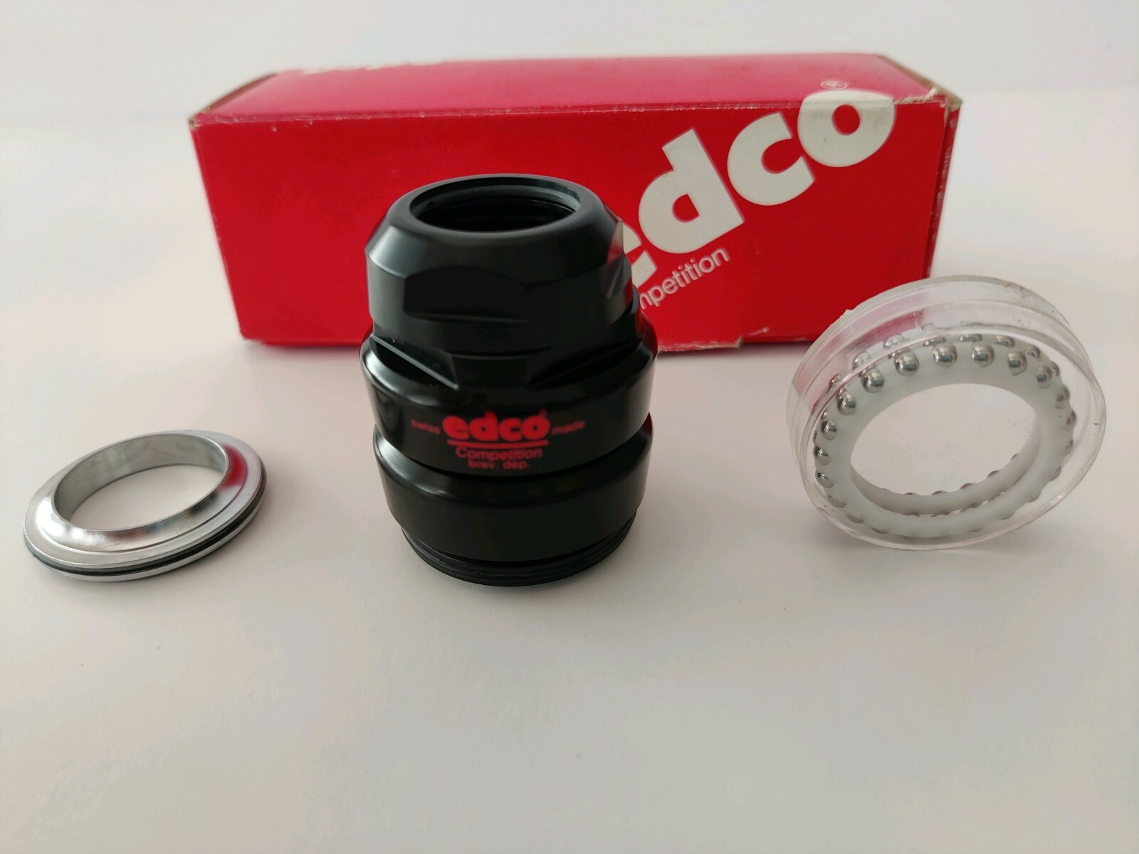 Vintage EDCO 1″ 2nd Gen. Competition Headset 25.4 x 24 BSC NEW in the Box Rare