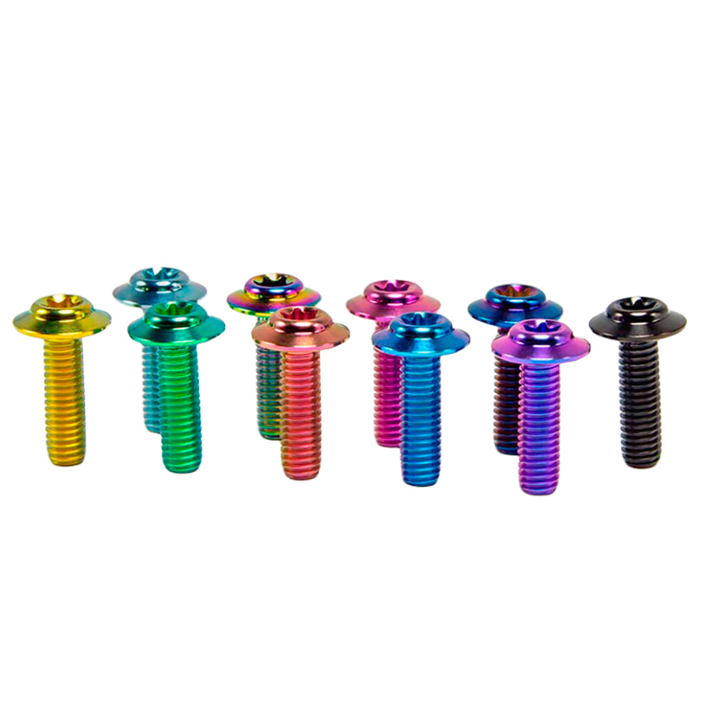 Titanium ScrewM5 M6x15 20 25 30mm Ti Bolt D14 umbrella head motorcycle fastener
