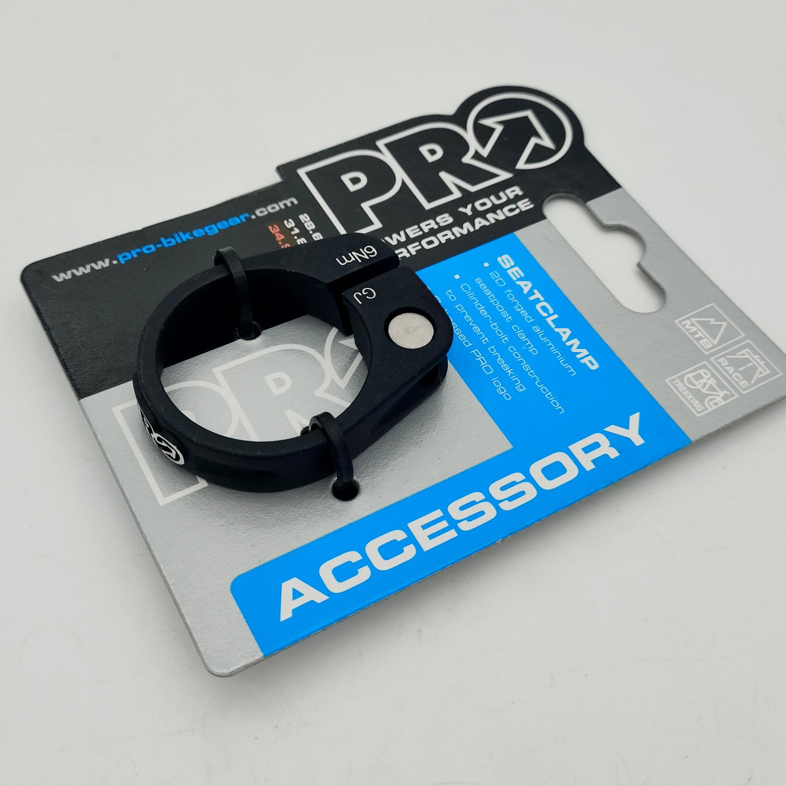 Shimano PRO Alloy Seat Post SeatPost Clamp, Black, 34.9/31.8mm
