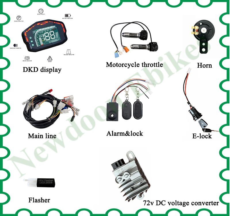 Display kit for Fardriver controller:display/throttle/dc voltage converter etc.