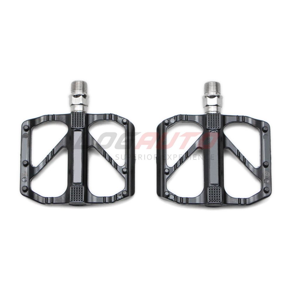 Non-Slip Bike Pedal DU Bearing Lightweight Road Pedals Sealed Flat Platform L+R