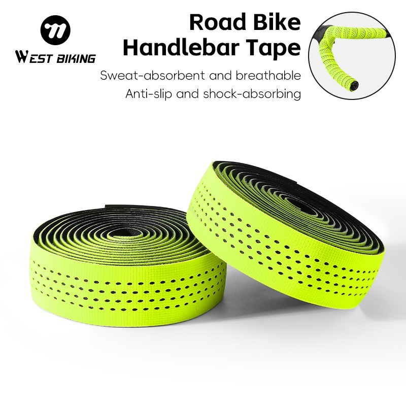 West Biking Road Bike Bicycle Handlebar Tapes Cycling Handlebar Tape One Pair