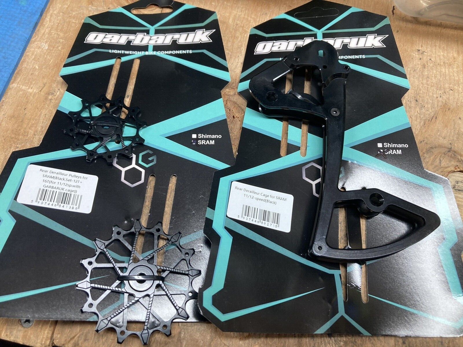 Garbaruk Rear Derailleur Cage and Pulleys SRAM Eagle AXS 12 speed XX1, X01, GX
