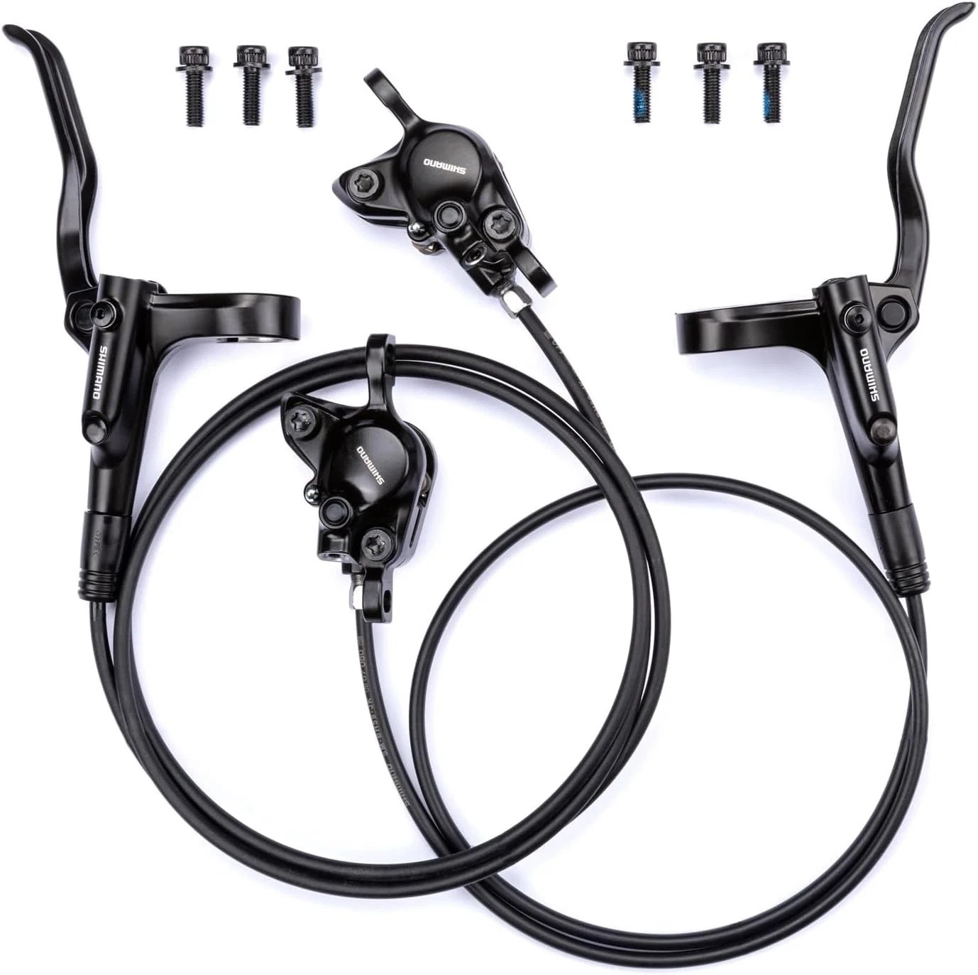 Shimano Altus MT200 Hydraulic Disc Brake Set Front Left & Rear Right MTB Bike