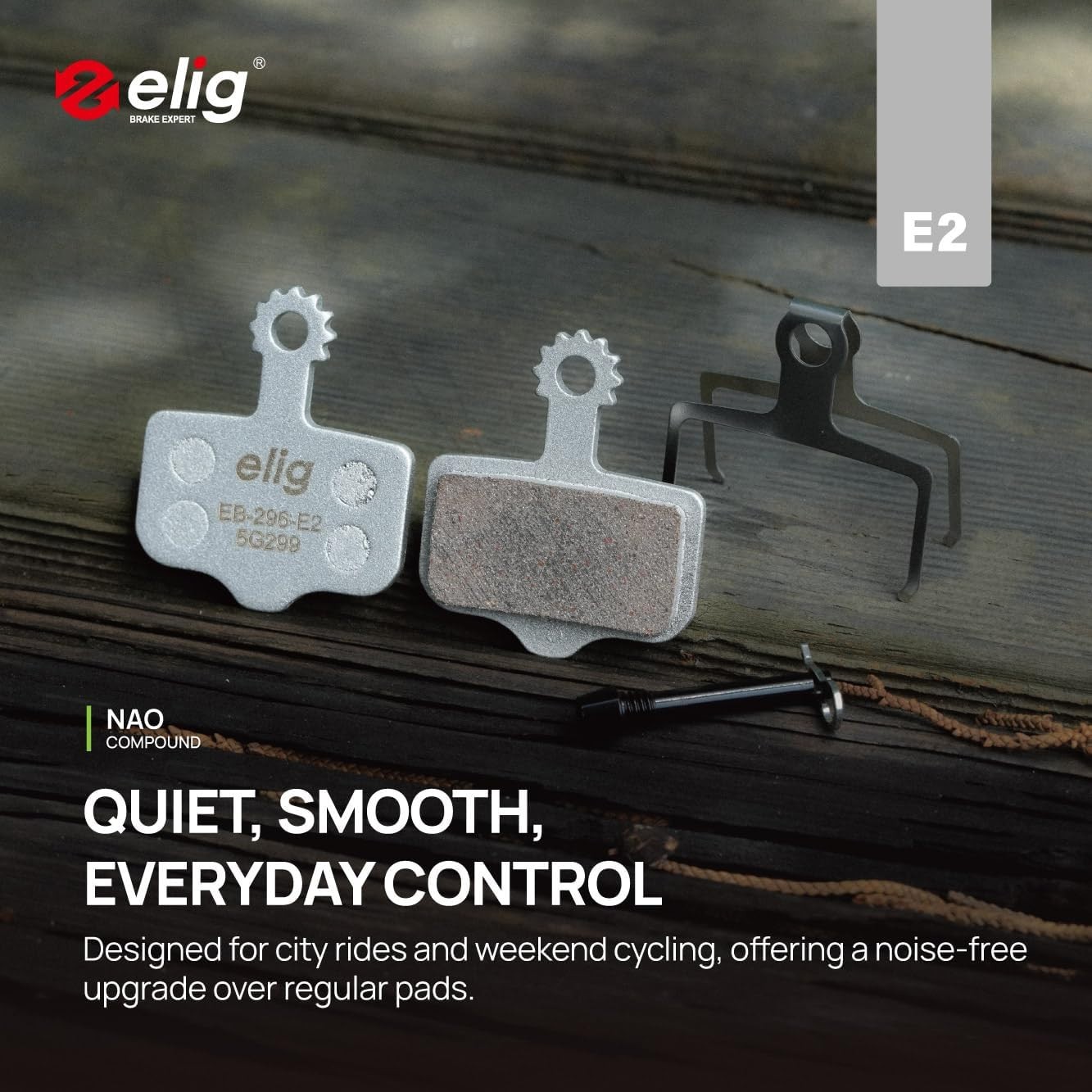 ELIG Bike Disc Brake Pads for Avid/Sram Elixir 1 3 5 7 9 R CR Mag, Level T TL TL