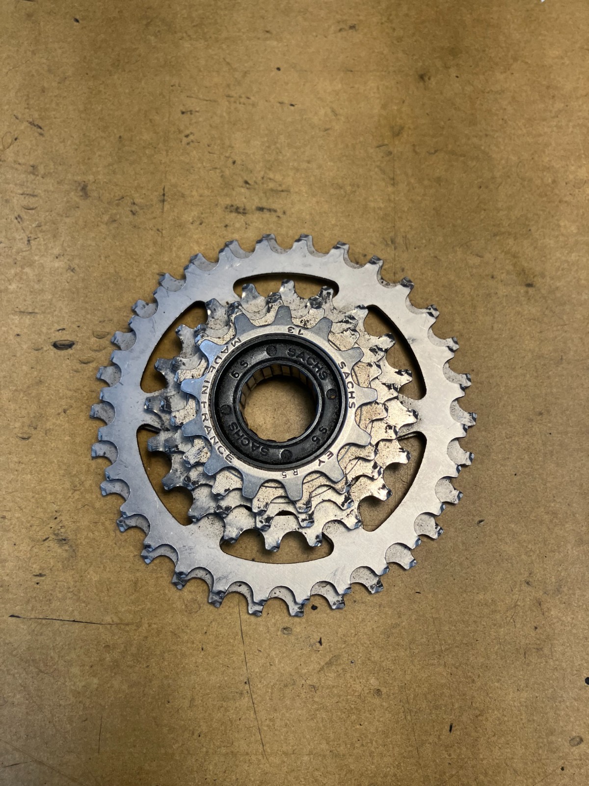 Vintage, Sachs Maillard freewheel, 6-speed, 13-30T, Made in France