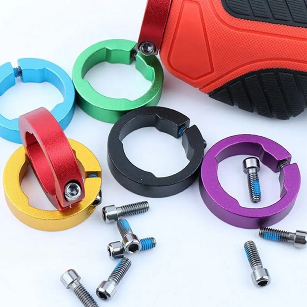 8/12mm Bicycle Grip Lock Rings Aluminum End Rings MTB Road Bike Bar Ends