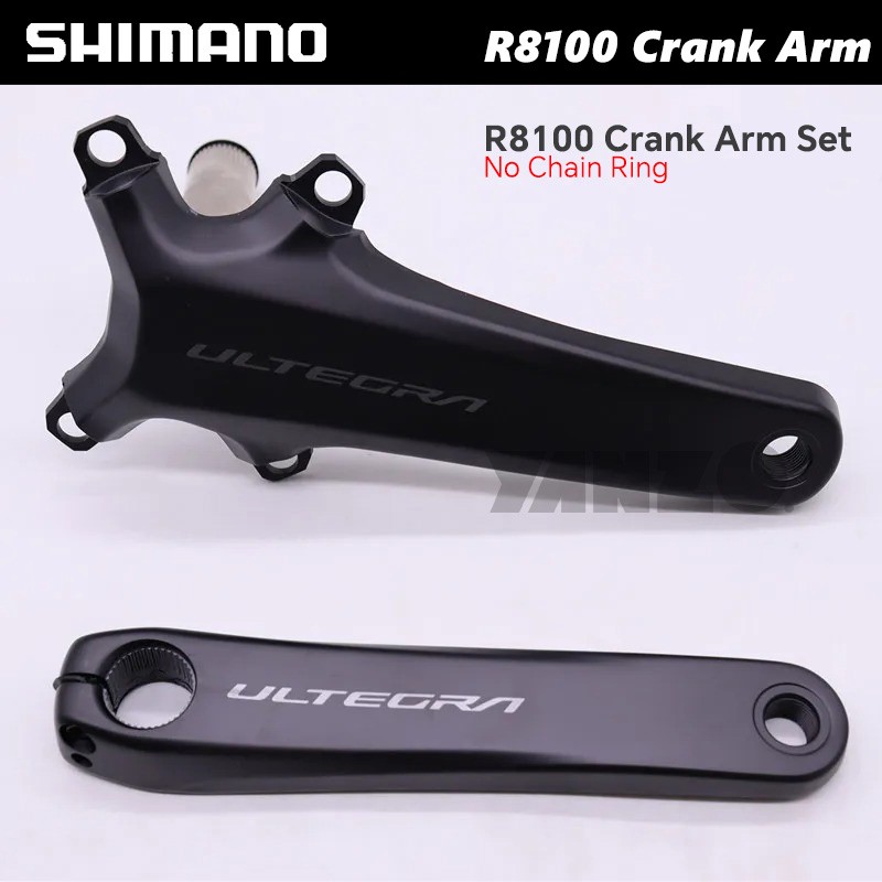 Shimano Ultegra R8100 12 Speed 165/170/172.5/175mm Crank Arm No Chainring-OE