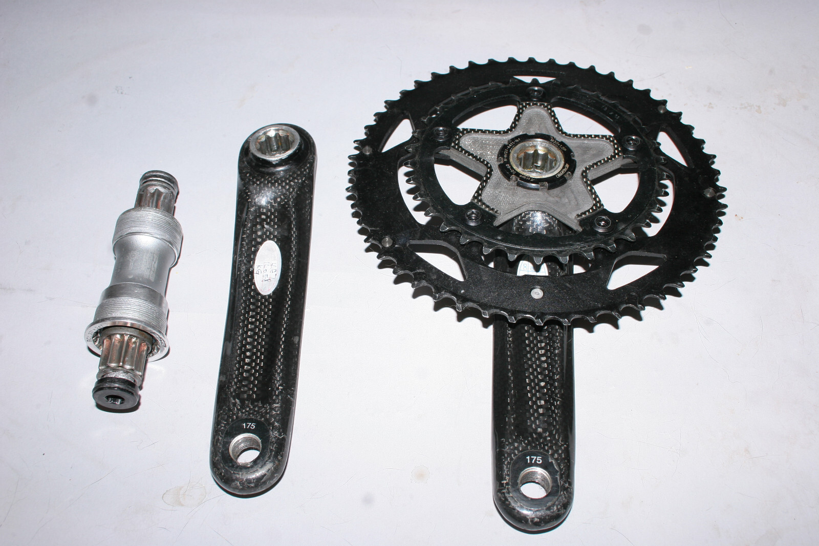 FSA Carbon Pro Crankset (50/34T) with Platinum Pro Ti BB