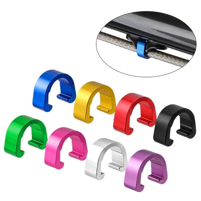 10PCS Bike Brake Cable Housing Clips C-Clip Guide for MTB Road Bi