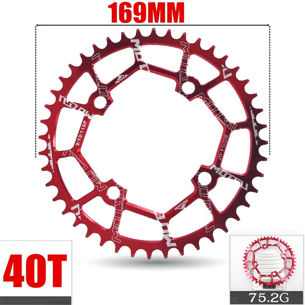 104BCD 40/42/44/46/48/52T MTB Bicycle Chainwheel MTB Bike Narrow Wide Chainring